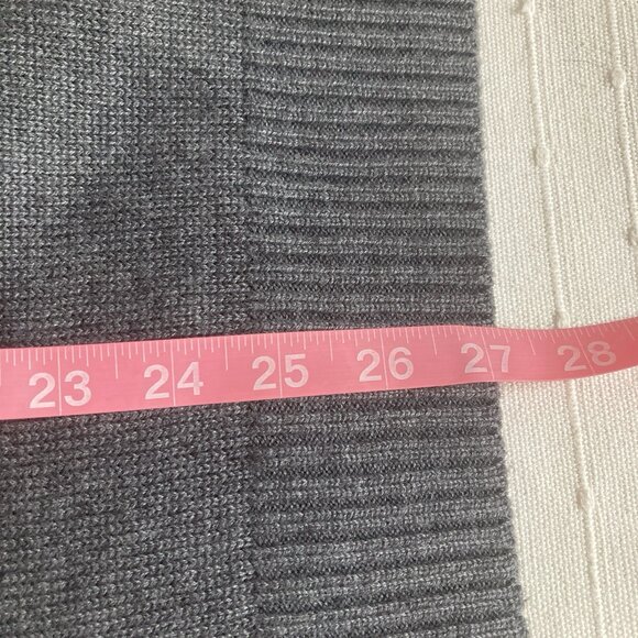 US Polo Association Knit Sweater Turtleneck 1/4 Zip Cotton Blend Gray Sz L - Picture 7 of 8